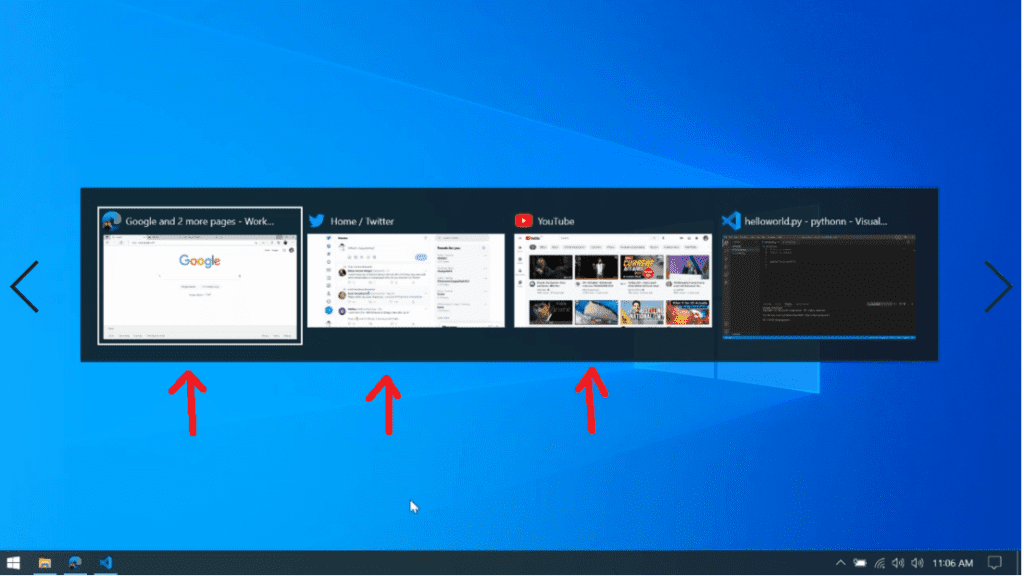 How to  stop seeing Edge Browser Tabs From Alt Tab min